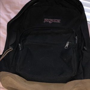 Jansport black booksack